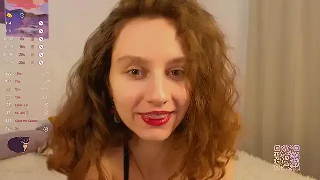 StripChat Leya_Curly is Freechat Leya_Curly — Flash one nipple